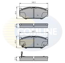 Comline CBP3998 - PASTILLA DE FRENO