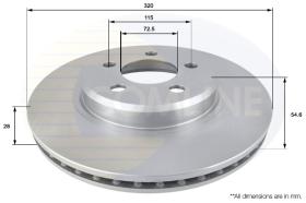 Comline ADC2322V - DISCO DE FRENO