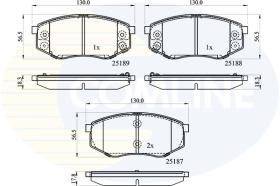 Comline CBP32194 - PASTILLA DE FRENO