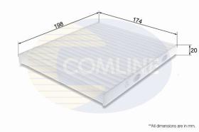 Comline EKF381 - FILTRO DE HABITáCULO