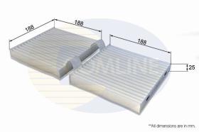 Comline EKF319 - FILTRO DE HABITáCULO