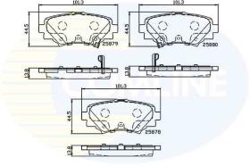 Comline CBP32248 - PASTILLA DE FRENO