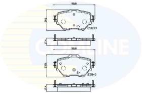 Comline CBP32234 - PASTILLA DE FRENO