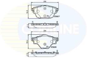 Comline CBP32235 - PASTILLA DE FRENO