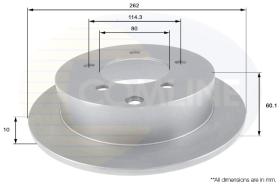 Comline ADC0382 - DISCO DE FRENO