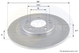 Comline ADC2411 - DISCO DE FRENO