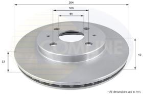 Comline ADC0618V - DISCO DE FRENO