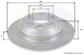 Comline ADC0567 - DISCO DE FRENO