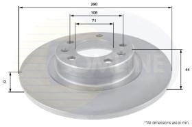 Comline ADC2708 - DISCO DE FRENO