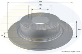 Comline ADC2722 - DISCO DE FRENO