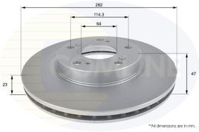 Comline ADC0574V - DISCO DE FRENO