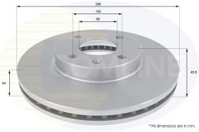 Comline ADC1158V - DISCO DE FRENO