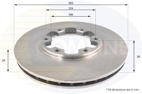 Comline ADC0291V - DISCO DE FRENO