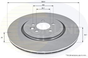 Comline ADC1336V - DISCO DE FRENO