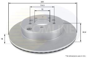 Comline ADC0471V - DISCO DE FRENO