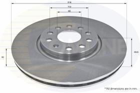 Comline ADC2601V - DISCO DE FRENO