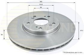 Comline ADC0569V - DISCO DE FRENO