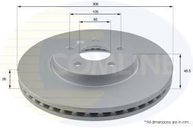 Comline ADC1162V - DISCO DE FRENO