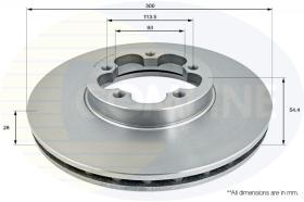 Comline ADC1259V - DISCO DE FRENO