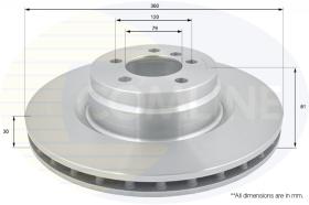 Comline ADC1261V - DISCO DE FRENO