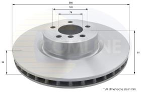 Comline ADC1341V - DISCO DE FRENO