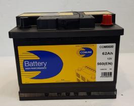 Comline COM0600 - BATERIA 60AH  500 249X175X175 HIGH PERFORMANCE CAR +D