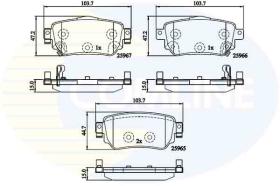 Comline CBP32277 - PASTILLA DE FRENO