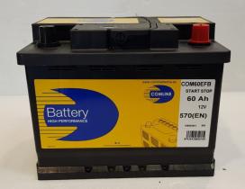Comline COM60EFB - BATERÍA 60AH 570EN 210X175X190 +D EFB STAR STOP