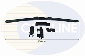 Comline CFWB430 - ESCOBILLAS UNIVERSALES PLANAS (430 MM)