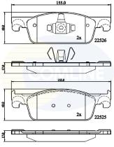 Comline CBP02316 - BRAKE PAD- DEL