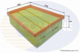 Comline EAF974 - FILTRO AIRE