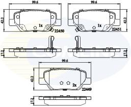 Comline CBP32323 - PASTILLAS FRENO