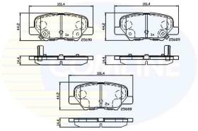 Comline CBP32238 - PASTILLAS FRENO