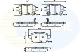 Comline CBP32279 - PASTILLAS FRENO