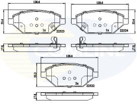 Comline CBP32325 - PASTILLAS FRENO