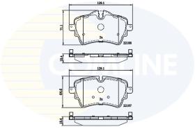 Comline CBP02261 - PASTILLAS FRENO