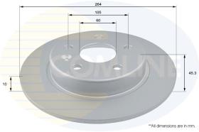 Comline ADC1166 - DISCO FRENO