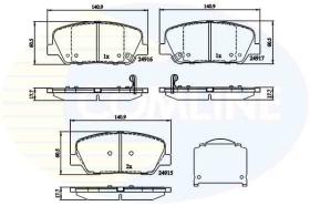 Comline CBP32259 - PASTILLAS FRENO