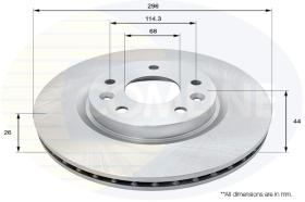 Comline ADC0295V - DISCO FRENO