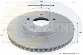 Comline ADC0478V - DISCO FRENO