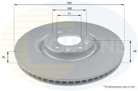 Comline ADC2731V - DISCO FRENO