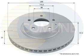 Comline ADC0476V - DISCO FRENO