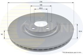 Comline ADC1289V - DISCO FRENO