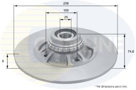 Comline ADC3026 - DISCO FRENO