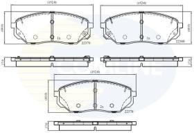 Comline CBP32353 - BRAKE PAD-COMLINE