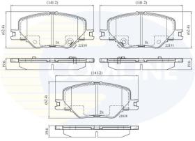 Comline CBP32370 - BRAKE PAD-COMLINE