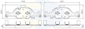 Comline CBP02363 - BRAKE PAD-COMLINE