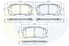 Comline CBP32693 - PASTILLAS DE FRENO