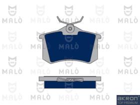 Akron Malò 1050074 - JUEGO DE PASTILLAS DE FRENO