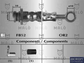 Akron Malò 80875 - T.FRE.ANT.SX ALTO/TT 09->